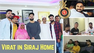 Virat Kohli and RCB team at Mohammad Siraj Home [upl. by Grail427]