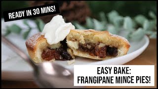 Bake with me Frangipane Mince Pies  ready in just 30 mins  xameliax [upl. by Antoinette]