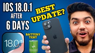 iOS 1801 Update on iPhone 15 amp iPhone 16 After 6 Days Battery performance Should you update [upl. by Ennairac522]