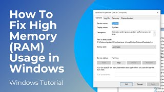 How To Solve High Memory Uses in Windows Clear Memory and Make PC Faster Complete Guide [upl. by Reiners]