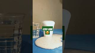 Cold lava😍।vinegar and soda experiment। vinegar soda rocket। experiment shortvideo trending [upl. by Kern]