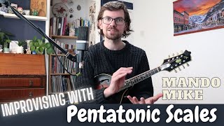 Improvising with Pentatonic Scales  Mandolin Lesson Advanced [upl. by Us]