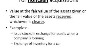 Non cash acquisition [upl. by Diandre]