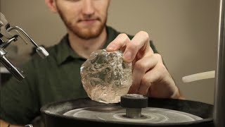 Cutting a Massive Gemstone Over 1000 Carats How I Facet This Jumbo Quartz [upl. by Wanids]