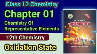 Oxidation state  Chemistry Of Representative Elements  Chap 1  Class 12th Chemistry Sindh Board [upl. by Viviane]