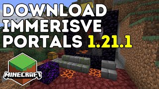 How To Download amp Install Immersive Portals In Minecraft 1211 [upl. by Madelina326]