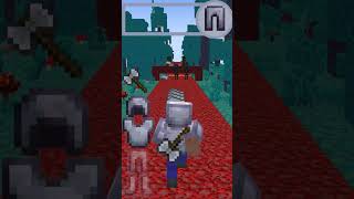 Temple Run But in Minecraft Style  Herobrine Play Temple Run animation dreambaatle [upl. by Haral452]