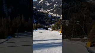 ⛷️ Vulcano Buffaure 90kmh gopro alpy narty [upl. by Atat]