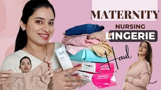 Comfortable MaternityNursing LingerieBras Haul  Must Have Pregnancy Essentials 🌸 [upl. by Nibaj199]