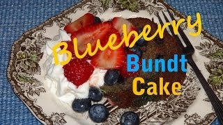 Lyns Super Easy Blueberry Bundt Cake [upl. by Ruella]