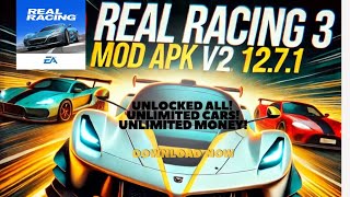 Download Real Racing 3 Mod Apk v1271  Unlimited Cars Money amp Resources  No Ads [upl. by Shimkus]