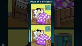 Pourrastu trouver les différences entre les 2 images quiz puzzle findthedifference shorts [upl. by Hakkeber]