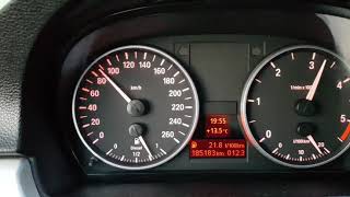 BMW 330d E90 top speed test 0250 kmh acceleration [upl. by Musser154]