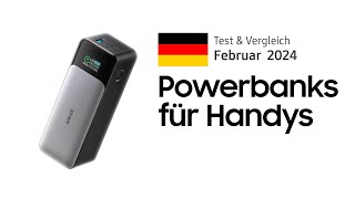 TOP–5 Die besten Powerbanks für Handys Test amp Vergleich 2024  Deutsch [upl. by Everson]