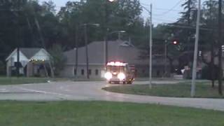 Fire Apparatus Responding to a Building Fire [upl. by Garik]