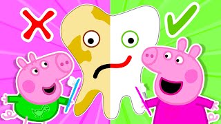 The Dentist Song 🦷🥺 Brush Your Teeth Song 💗 Peppa Pig Nursery Rhymes and Kids Songs [upl. by Bonns]