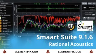 Rational Acoustics Smaart Suite 916 Windows ElementPikcom [upl. by Aisanat544]