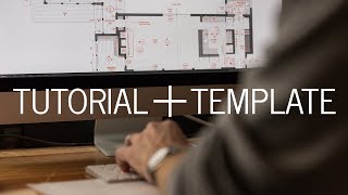 Improve Your CAD Drawings  START TO FINISH tutorial  template [upl. by Trella]