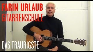 Farin Urlaub  Faszination Weltraum Das Traurigste Gitarrenschule [upl. by Lonergan]