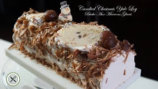 Chestnut Yule Log  Bûche Aux Marrons – Bruno Albouze – THE REAL DEAL [upl. by Ayanej87]