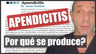 Por qué se produce una APENDICITIS [upl. by Eissahc]