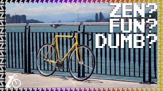 Why People Ride Brakeless Fixed Gear Bikes [upl. by Nivrac667]