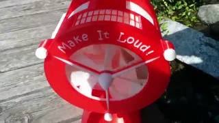 Air Raid Siren  hand crank version 2  Test [upl. by Keely]