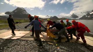 Ox Box EcoShield Weatherproof Triplewall Boxes Aid Rescue Mission on South Pole Island [upl. by Anayhd]