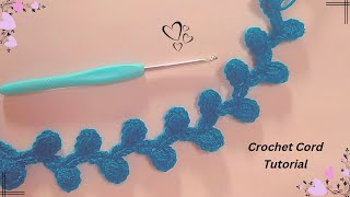 Perfect 💯✅ Crochet leaf Garland  How to crochet Edging amp Border AJcraftree [upl. by Behlau]