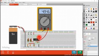 Fritzing Simulate circuitpart2new V102——Potentiometer DiodeBJTMOSFETNAND gate [upl. by Edmead]