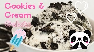 THE BEST COOKIES AND CREAM GELATO [upl. by Leontyne1]