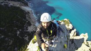 Guglia di Goloritzè climbing experience  Easy Gymnopeide  GoPro 3 [upl. by Orban]