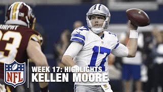 Kellen Moore Throws for 435 Yards amp 3 TDs  Redskins vs Cowboys  NFL Week 17 Highlights [upl. by Sharl]