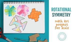 Rotational Symmetry Art Project for Kids [upl. by Saiasi]