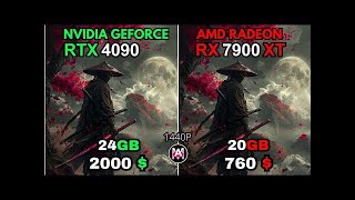 RX 7900 XT vs RTX 4090  2K GAMING TEST [upl. by Assyla414]