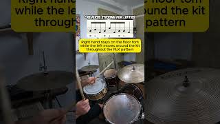 💪 Strengthen your NONDOMINANT hand on drums Beginner Drum Lesson shorts drumlessons drumfill [upl. by Longawa]