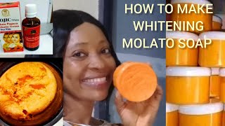 HOW TO MAKE WHITENING MOLATO SOAP updated ingredients soapmaking molatosoap [upl. by Silvestro]