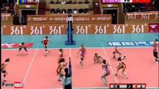 el mejor partido de voley femenino [upl. by Yelyah]