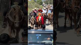 Cabalgata con festejada llega a Hidalgo [upl. by Veljkov629]