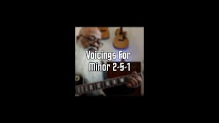 Minor 251 chord voicings guitarbaba minorchords [upl. by Refinaj453]