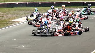 INCREDIBLE Kart race hits 250k views Super 1 2018 Rd 9 PFI Jnr TKM Final [upl. by Siloam474]