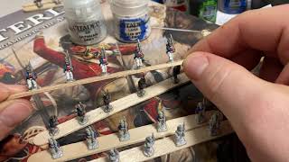 How I Paint  10mm Napoleonic French Line Pendraken [upl. by Assirrem]