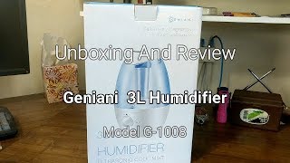 Geniani 3L Humidifier [upl. by Warfield]