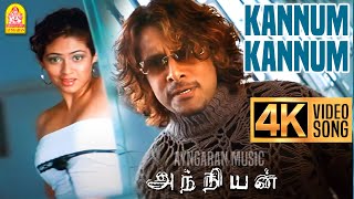 Kannum Kannum Nokia  4K Video Song  கண்ணும் கண்ணும் நோக்கியா  Anniyan  Vikram  Harris Jayaraj [upl. by Nyrhtak181]