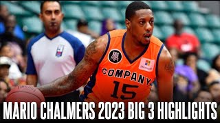 Mario Chalmers 2023 BIG 3 Season 6 Highlights ᴴᴰ [upl. by Bent216]