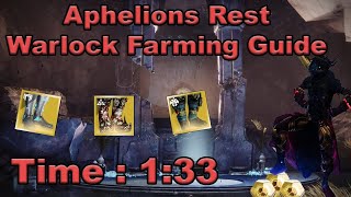 Destiny 2  Aphelions Rest Warlock Legend Lost Sector Guide  Fast and Easy Farm [upl. by Gaves]