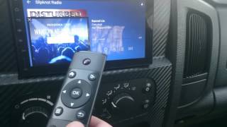 Joying android head unit car stereo usb remote test [upl. by Daron]