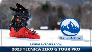 2023 Tecnica Zero G Tour Pro Ski Boots Short Review with SkiEssentialscom [upl. by Yraek381]