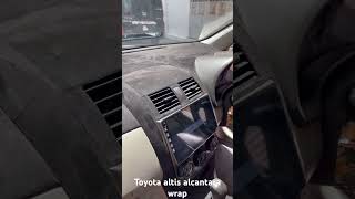 Dashboard wrap alcantara Toyota altis [upl. by Learsi443]