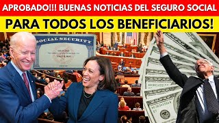 BUENAS NOTICIAS DEL SEGURO SOCIAL PARA TODOS LOS BENEFICIARIOS [upl. by Yc]